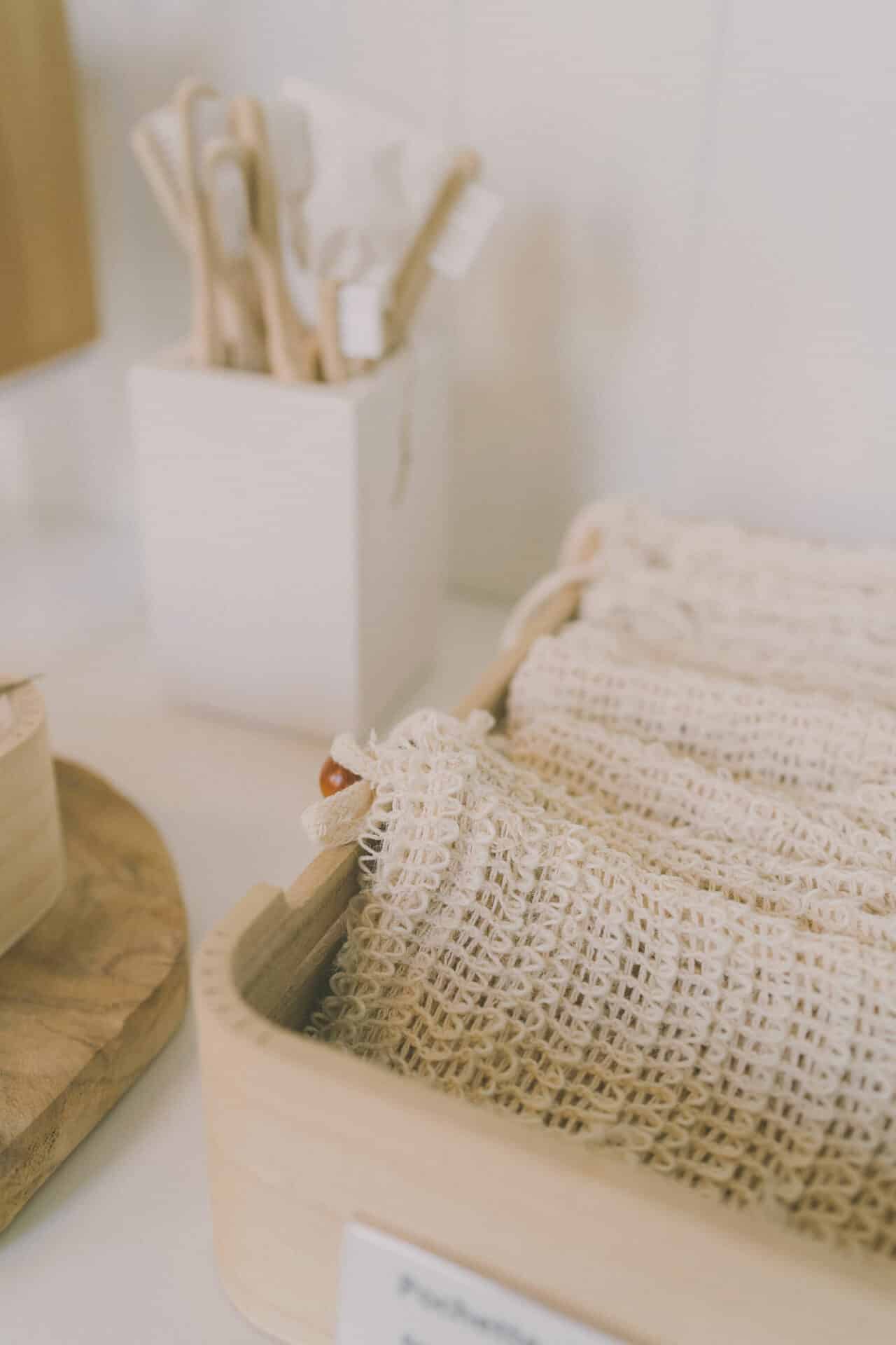 Pochette à savon Sisal, zéro déchet