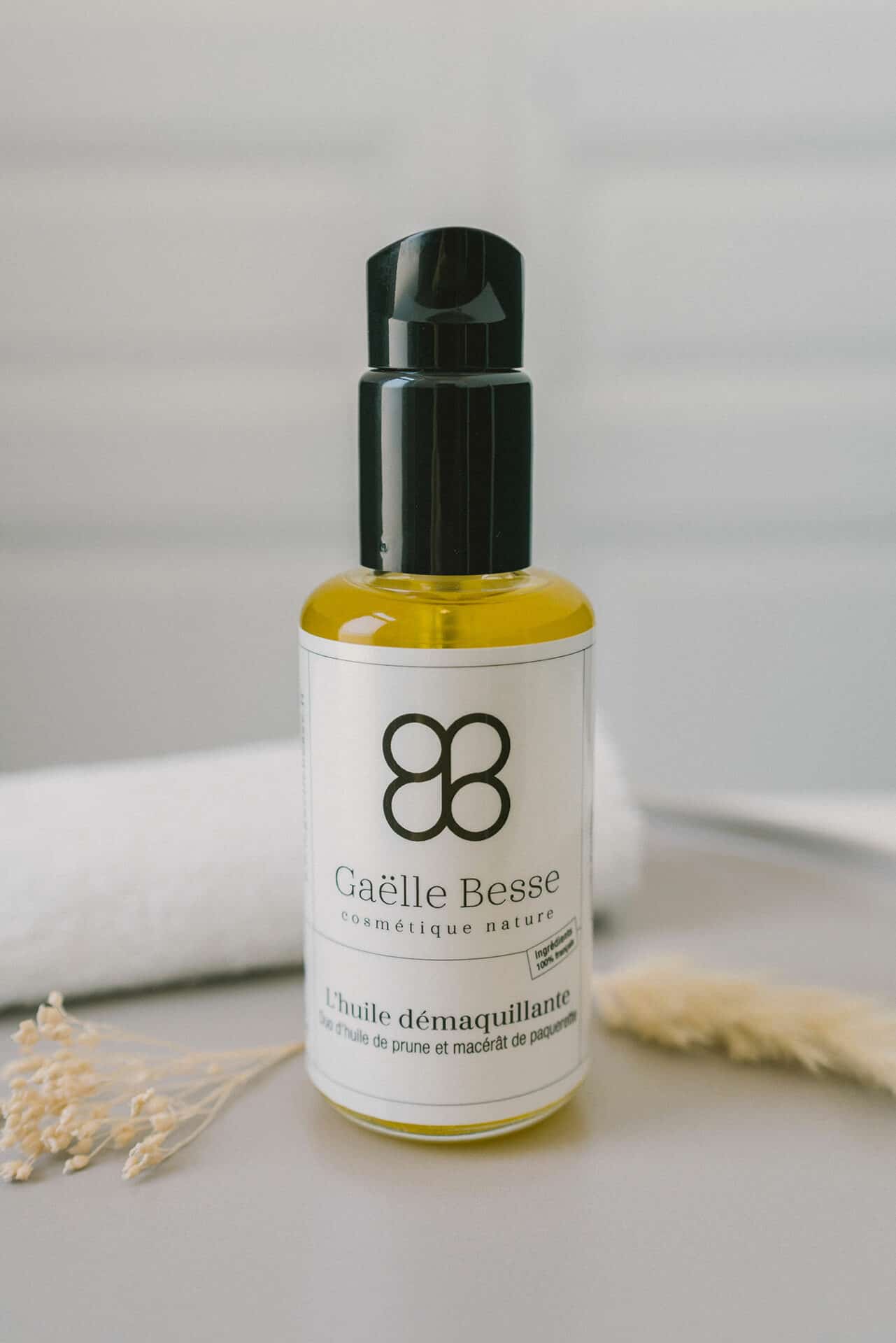 Huile démaquillante visage – format voyage