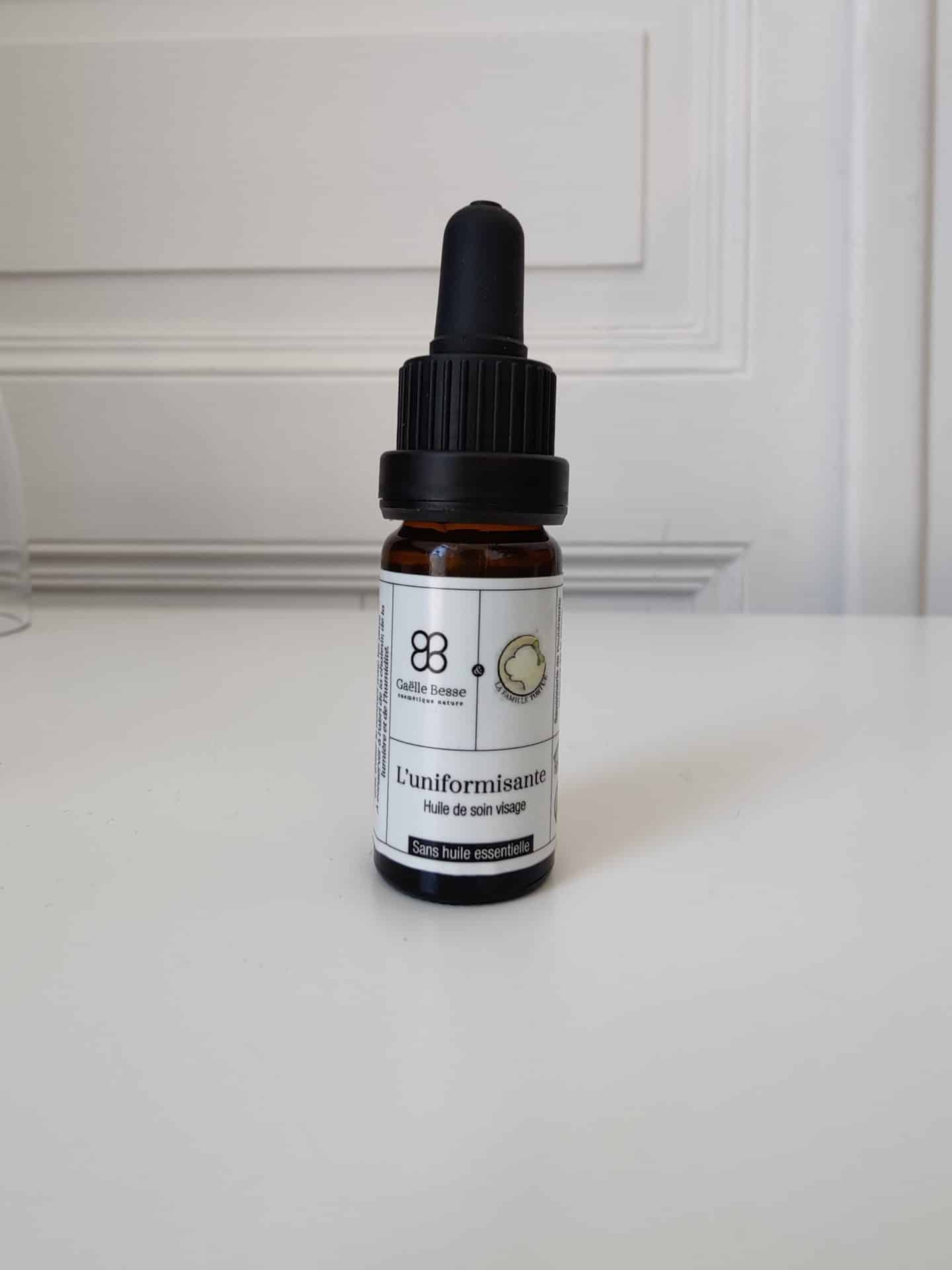 Huile de soin visage - L'Uniformisante - Format mini -